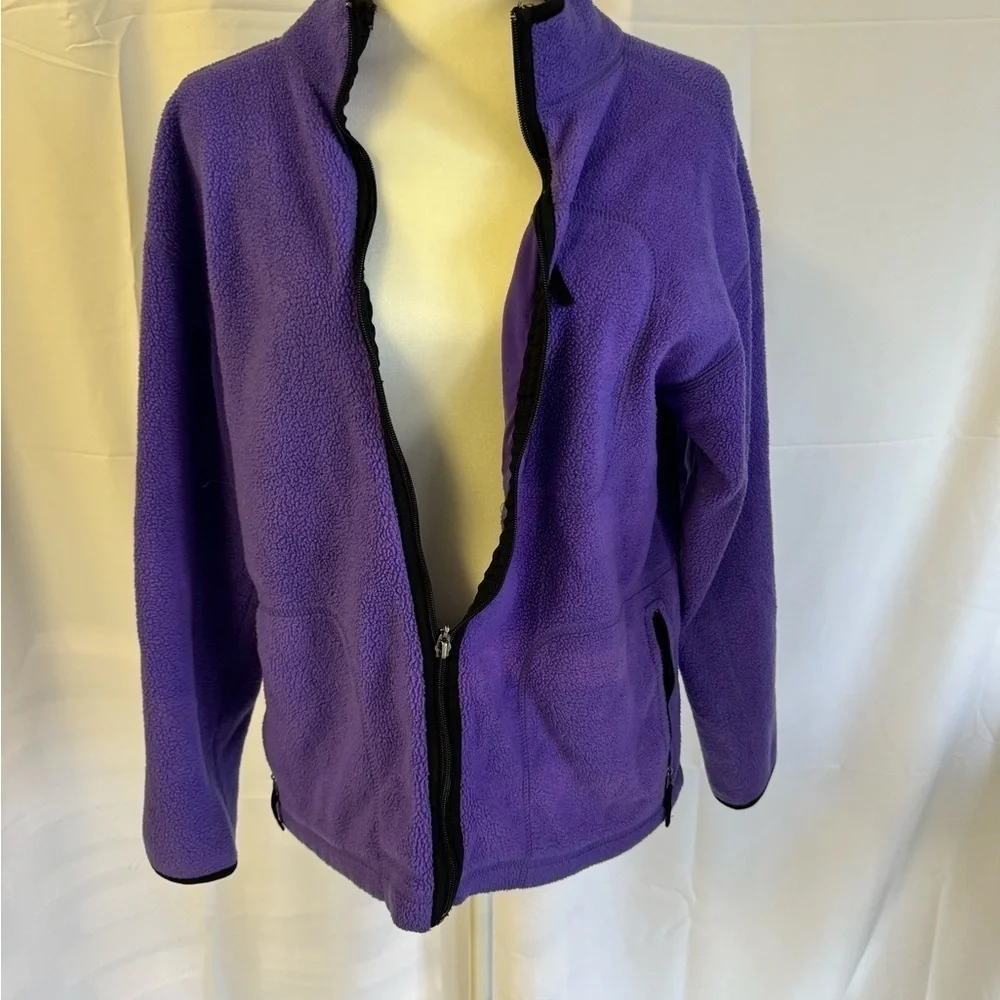 Children’s Place Purple zip fleece jacket‎ ( XL)